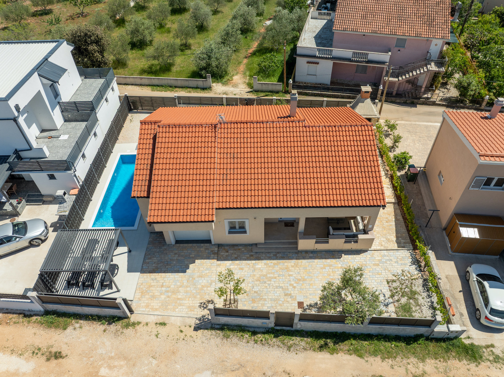Holiday House Šare with private pool, Sukošan Croatia