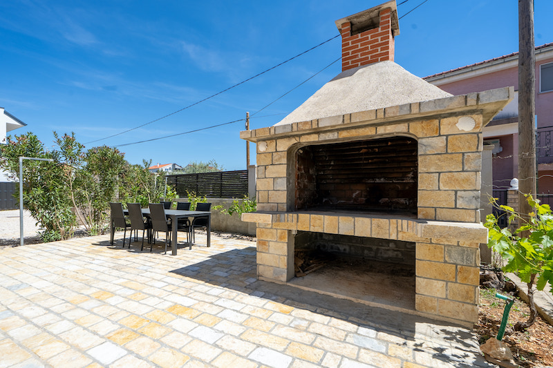 Outdoor dining area